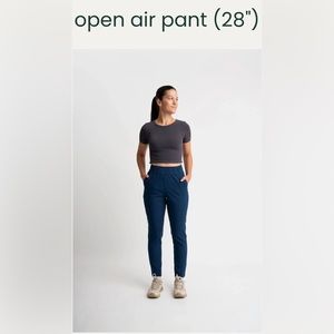 Alder Apparel Open Air Pants in Navy